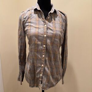 J Crew cotton plaid women’s shirt-MEDIUM